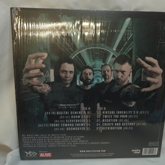 Mastic Scum - Icon - Limited Edition Red - Vinyl Record LP - Picture 2 of 8